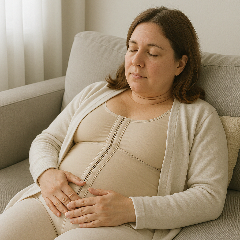 paciente previo a la lipoescultura