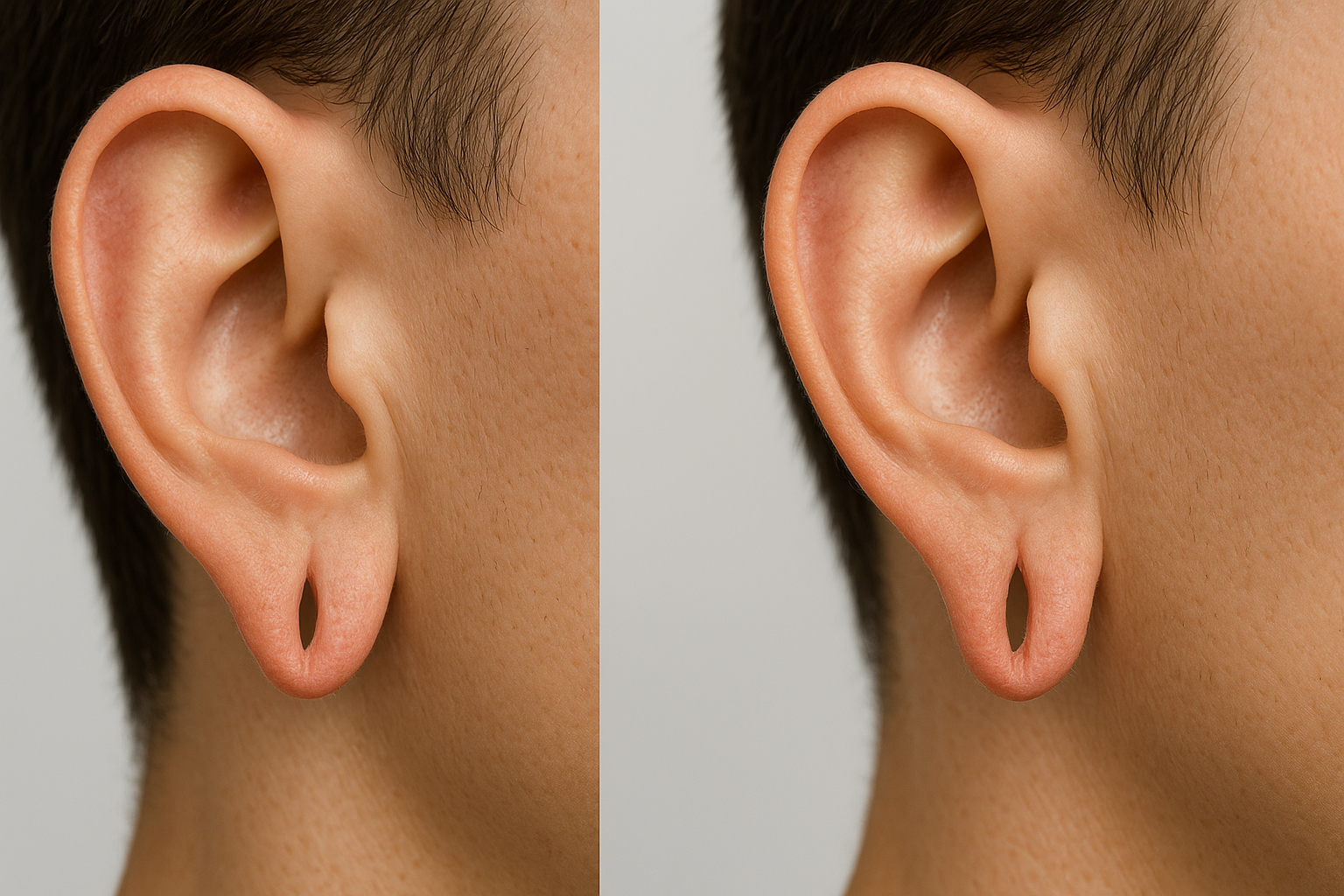 Ejemplos lobuloplastia