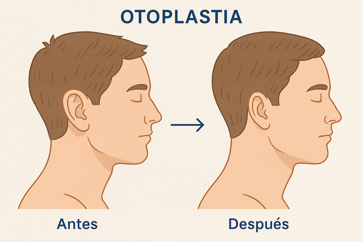 otoplastia antes y después