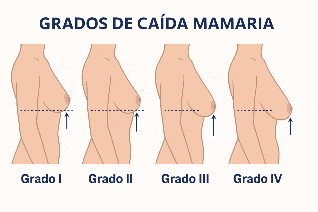 Grados de caída de senos